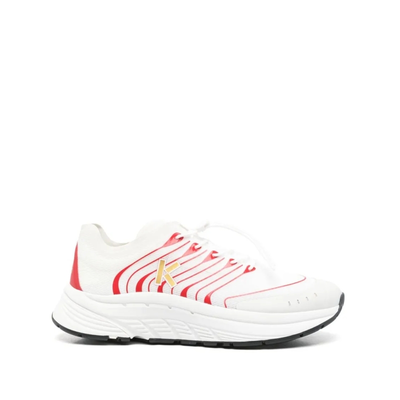Kenzo Low-Top-Sneaker Sole Sneakers With Front Toggle Fastening White