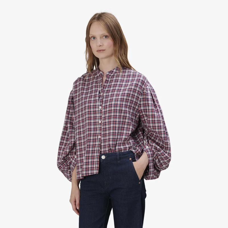 True Religion Bluse Hemdbluse VICKY rot(Image 5)