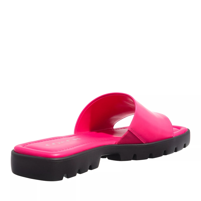 Coach Slides Florence Leather Sandal dragonfruit(Image 2)