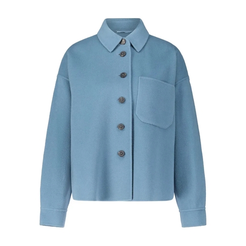 Max Mara Jacke Emiro aus Schurwolle Blau Overgangsjas