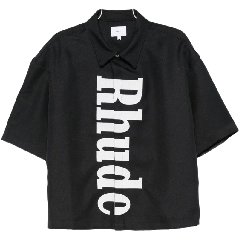 Rhude Legeres Oberteil Shirts Black schwarz