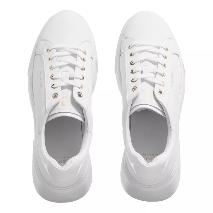 AIGNER Elaine 9 White Platform Sneaker