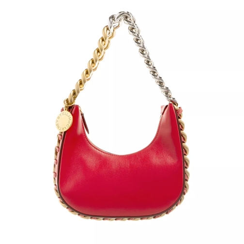 Stella McCartney Shoulder Bag Frayme Red Hoboväska