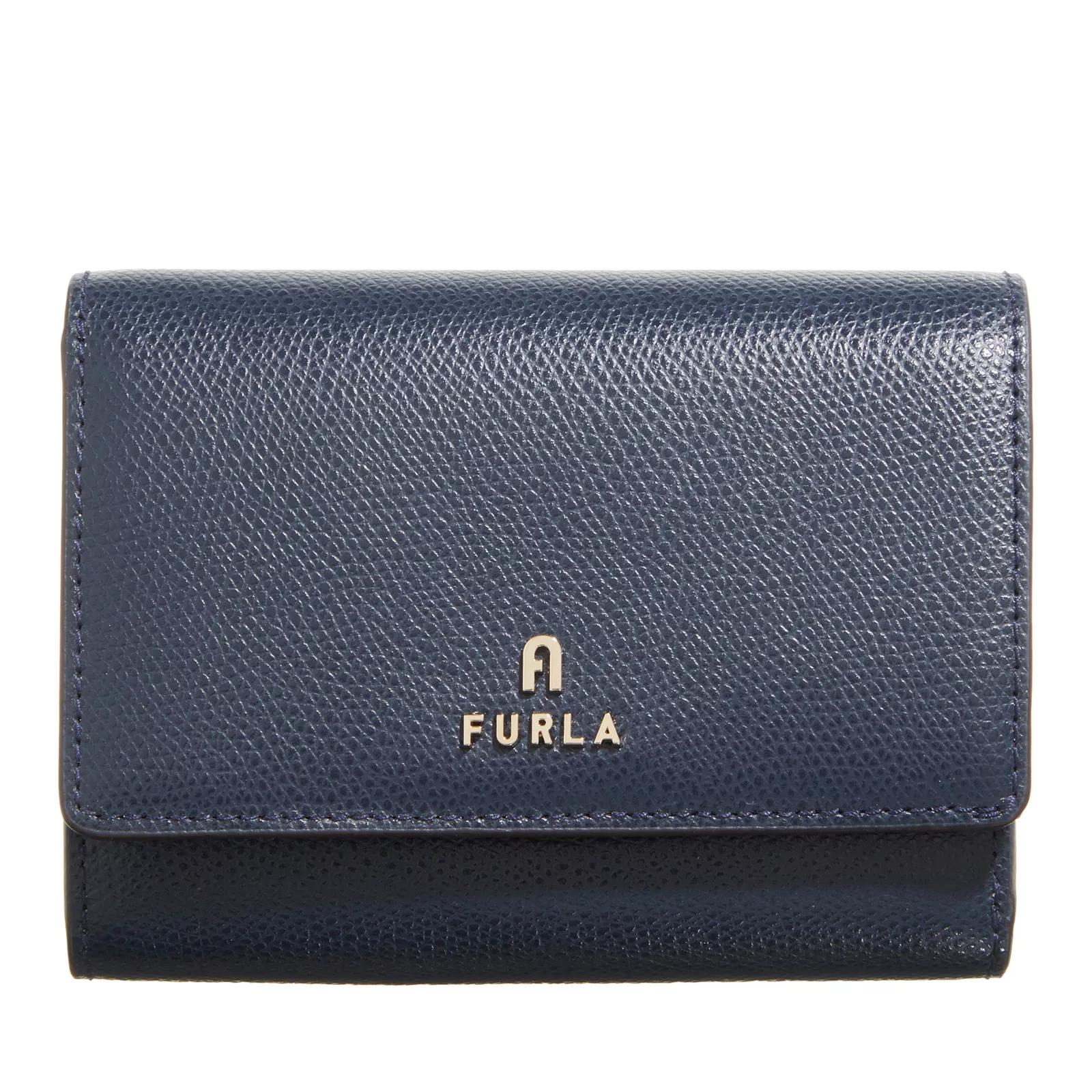 Furla Portemonnaie - Furla Camelia M Compact Wallet Flap - Gr. unisize - in Blau - für Damen