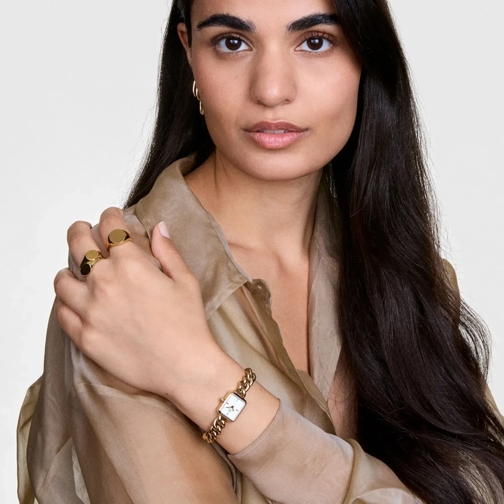 Daniel Wellington Quarz-Uhr Mini Jolie Chain Uhr Gold (Image 2)