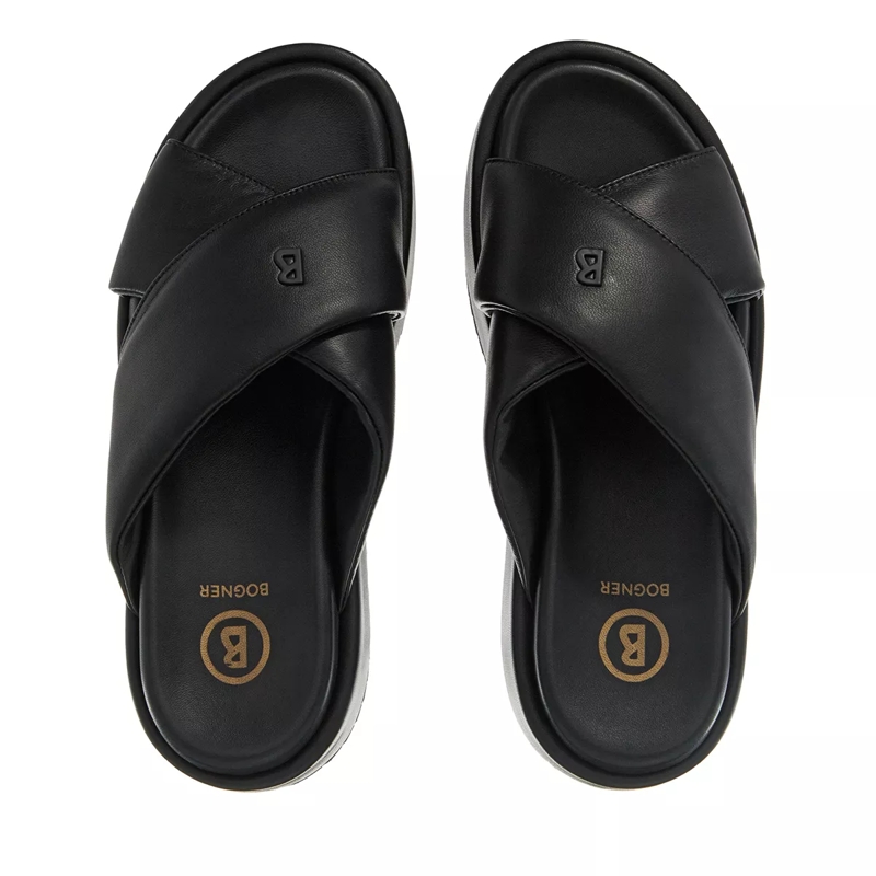 Bogner Slides Sorrento 1 Black(Image 4)