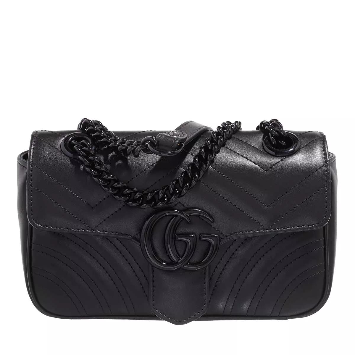 Gucci Crossbody Bags - GG Marmont 2.0 Shoulder Bag Leather - Gr. unisize - in Schwarz - für Damen