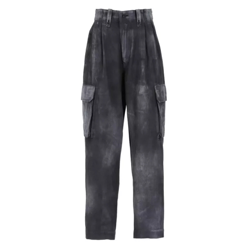 Y-3 Purple Cotton Pants Purple 