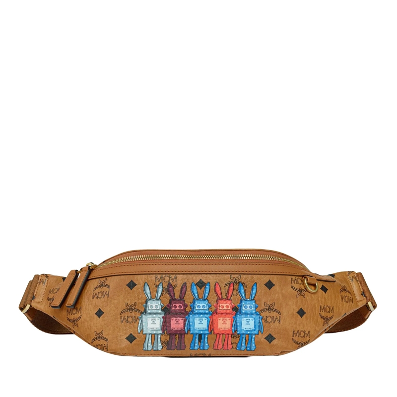 MCM Gürteltasche Fursten Vi Belt Bag Med Co Cognac