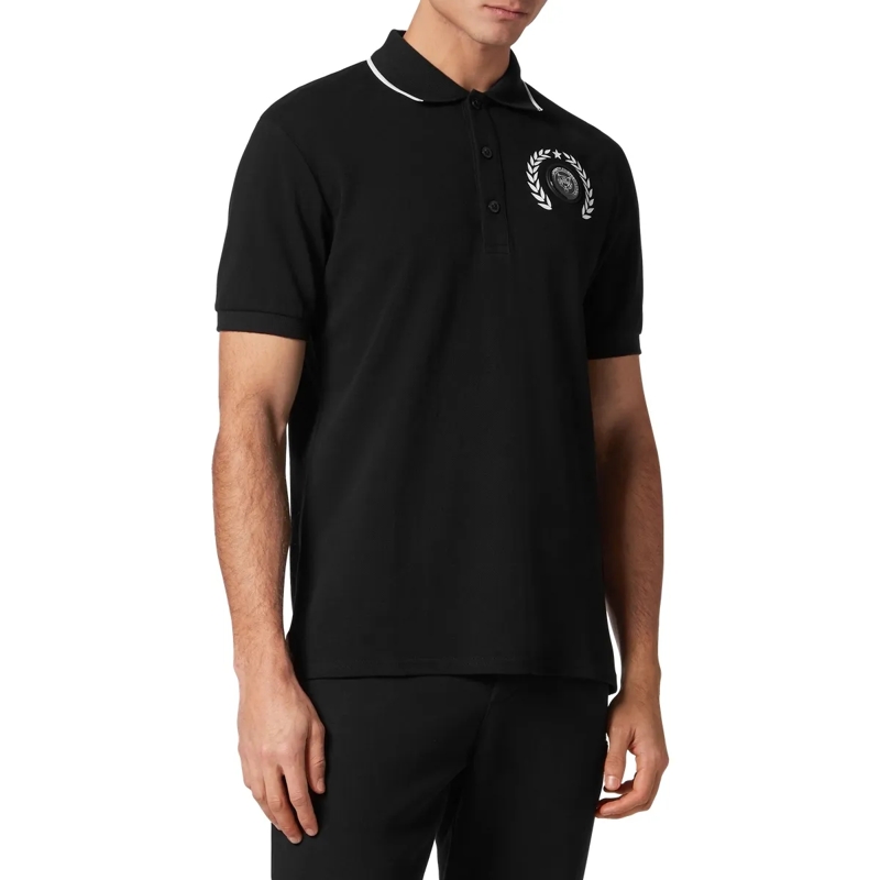 Plein Sport Top Poloshirt Carbon Tiger schwarz(Image 7)