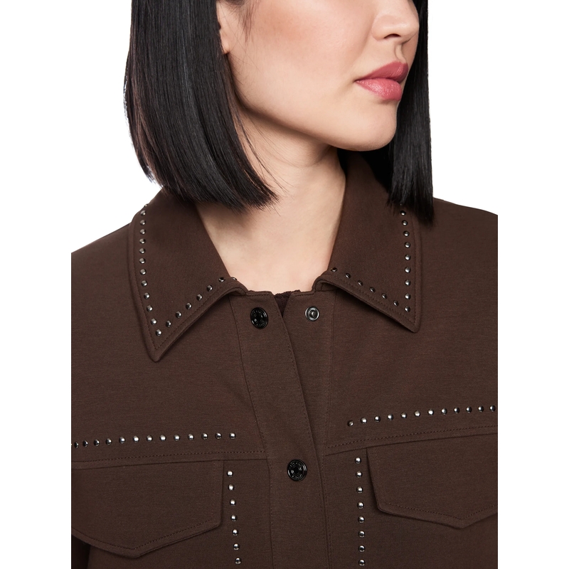 Marc Cain Hemdjacke Jacke seal brown(Image 4)