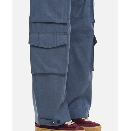 Golden Goose  Tailored Cargo Pants Blue (Image 4)