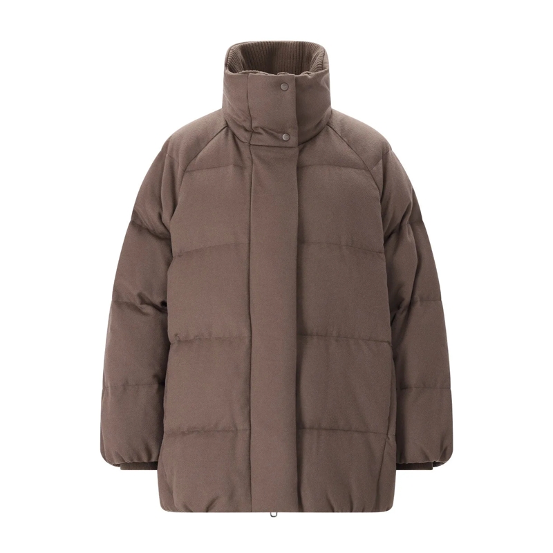 Duno Daunenjacke Jacke Astrid Prato mit Daunen braun
