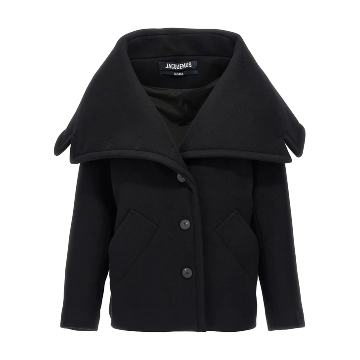 Jacquemus Le Caban Caruso' Coat Black | Winterjassen
