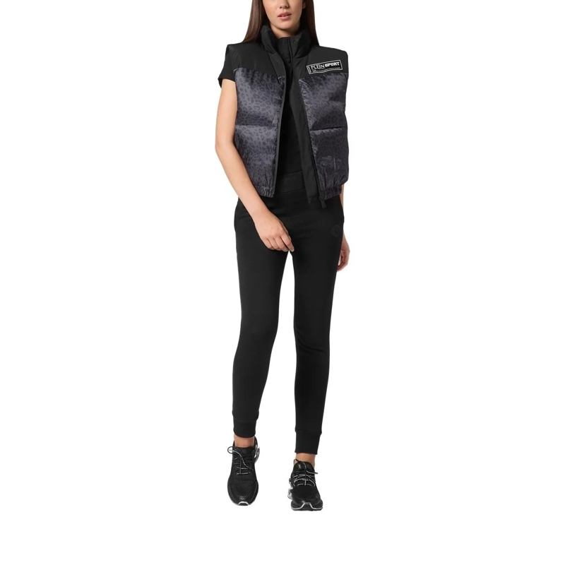 Plein Sport Weste Weste Leopard schwarz(Image 3)