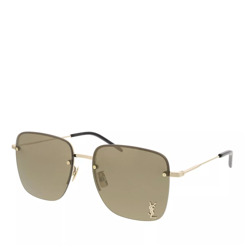 Saint Laurent Sonnenbrille SL 312 M-006 58 Sunglass WOMAN METAL GOLD
