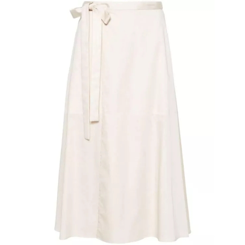 Joseph Alix Light Beige Cotton Skirt Neutrals 