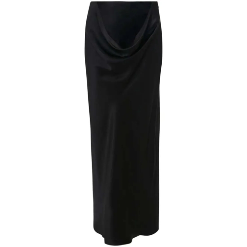 J.W.Anderson Mini-Röcke Draped Silk Maxi Skirt Black