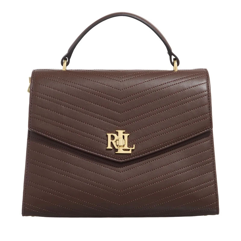 Lauren Ralph Lauren Satchel Farrah 27 Satchel Medium Dark Mahogany