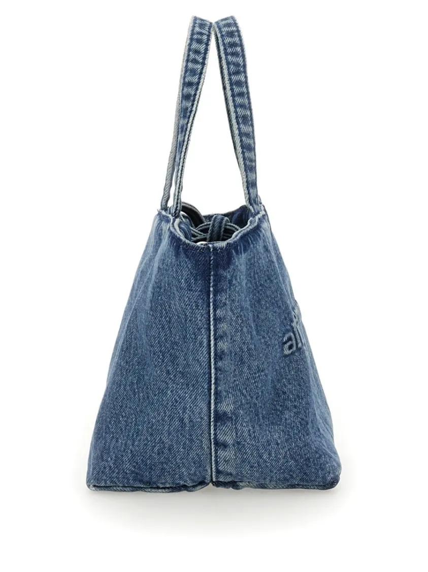 alexander wang Totes & shoppers Small "Punch" Tote Bag in blauw