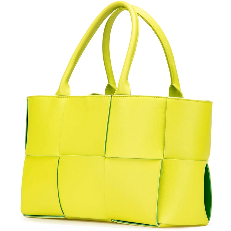Bottega Veneta Shopper Small Nappa Maxi Intrecciato Arco Tote gelb