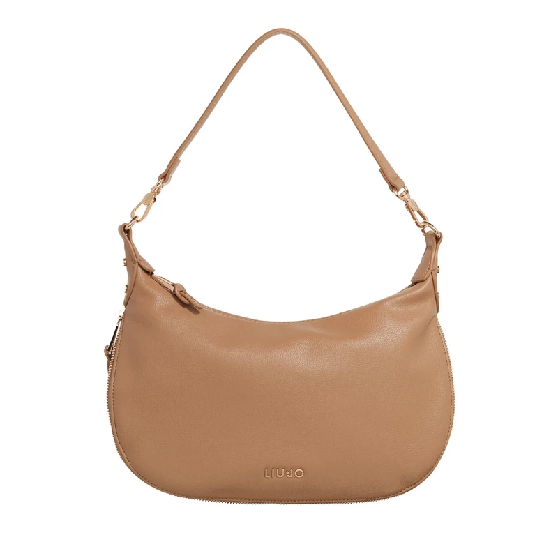 LIU JO Schultertasche Borsa Ecs M Hobo Cammello