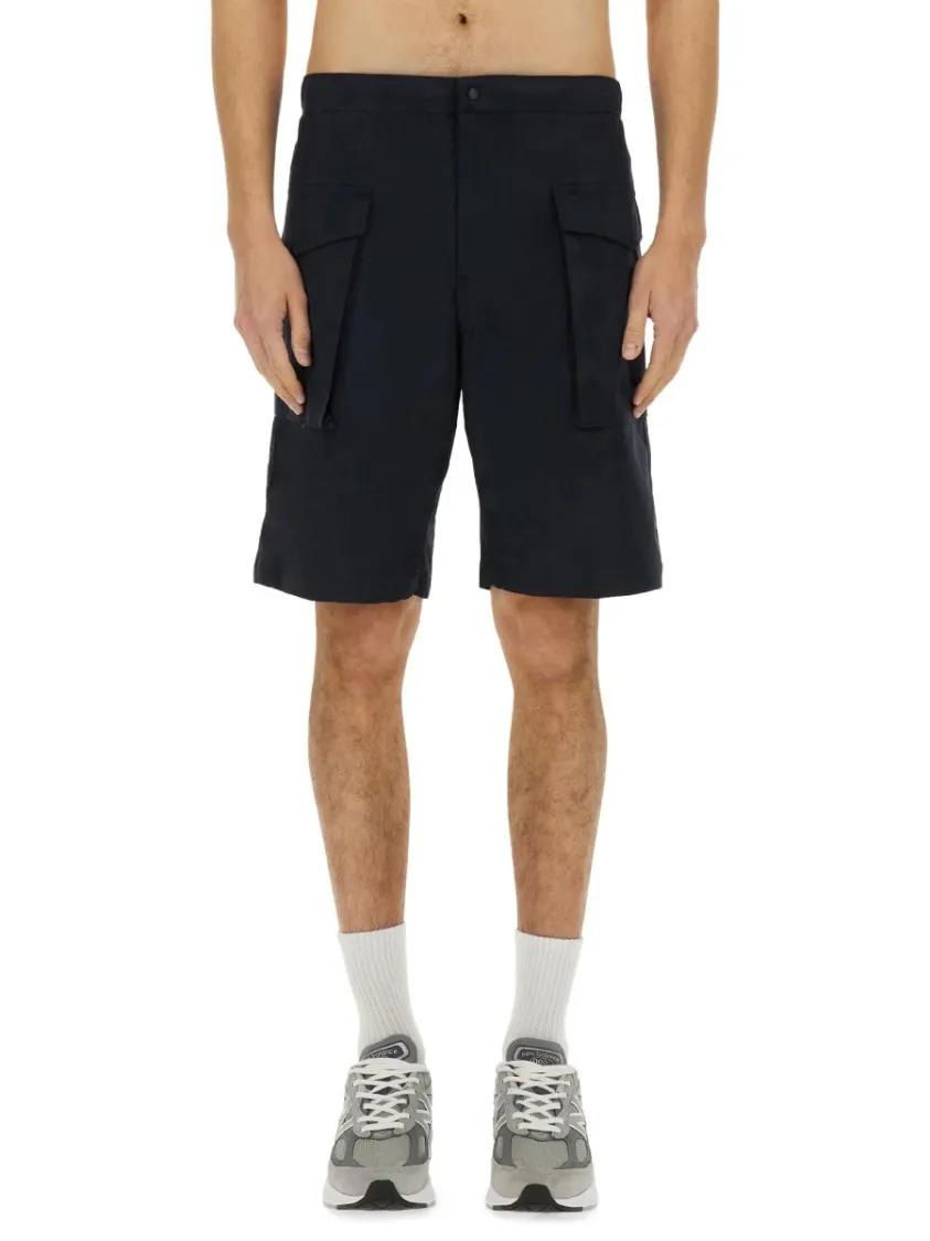 Thumbnail - Aspesi - "Lou" Bermuda Shorts - Größe 48 - blau