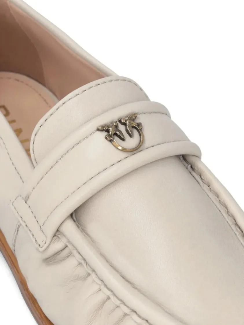 Thumbnail - Beige Leather Loafers - Gr. 38 (EU) - in Beige