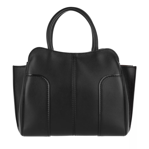 Tod's Sella Large Tote Leather Calf Leather Black Tote
