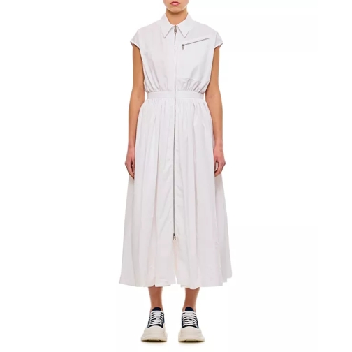 Alexander McQueen Midi Shirt Dress White 