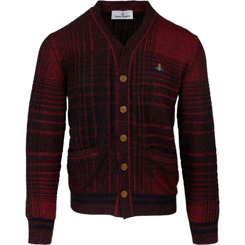 Vivienne Westwood Pull Check Cardigan Black/red schwarz