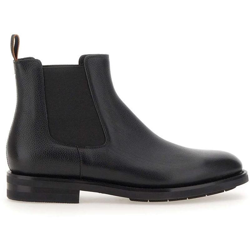 Santoni Bottes Boots Black schwarz