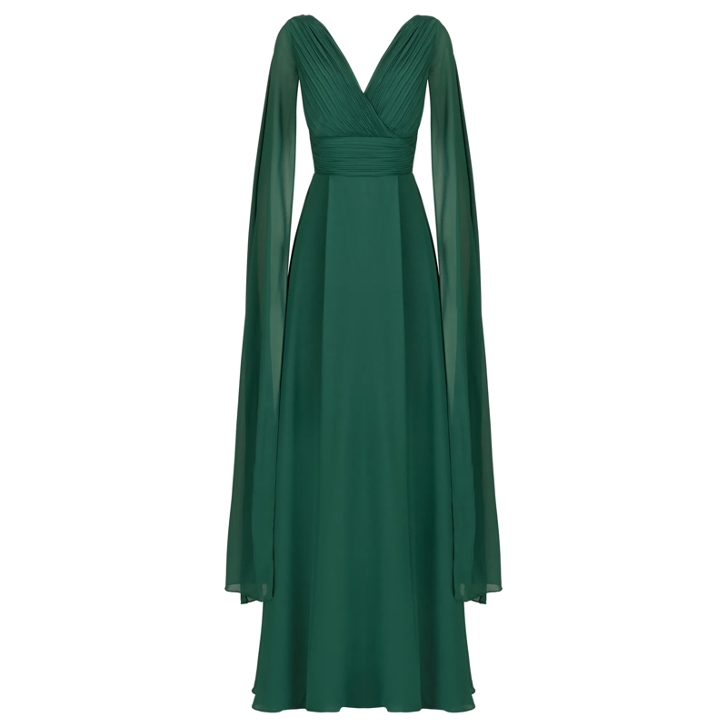 Kraimod Abendkleid Abendkleid dunkel-grün