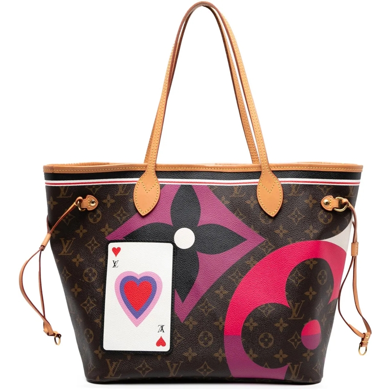 Louis Vuitton Shopper Monogram Game On Neverfull MM braun