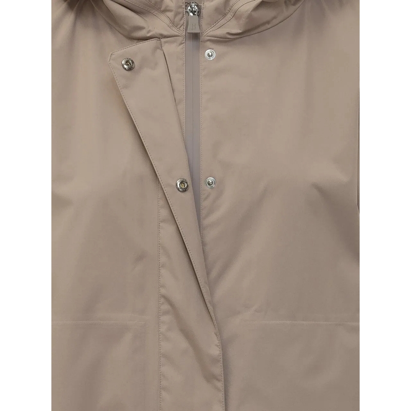 Herno Parka Giubbotto A-shape con Cappuccio taupe(Image 4)