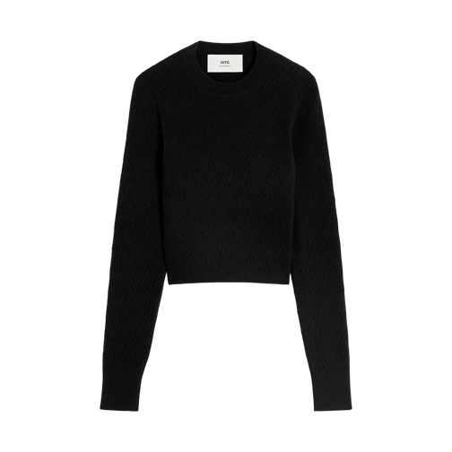 AMI Paris AMI Alexandre Matiussi FKS135.KN0049 001 001 BLACK Sweatshirts