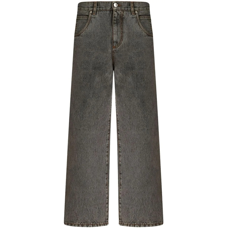 Etro Jeans à jambe droite Jeans Black schwarz