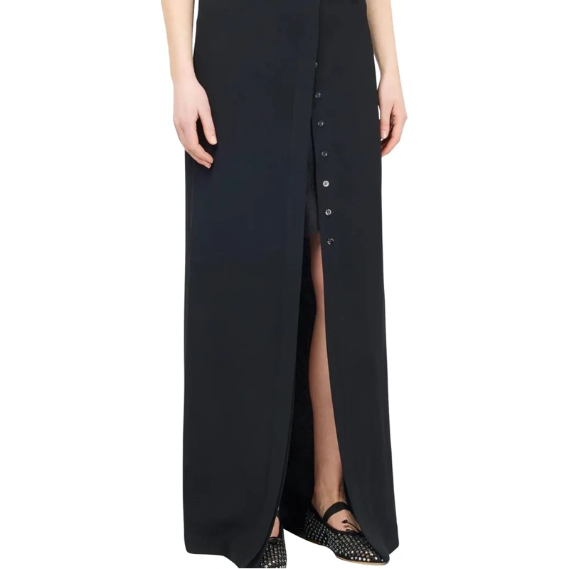 Semi Couture Midirock Semicouture  Rokken Zwart S4wp13 schwarz(Image 2)