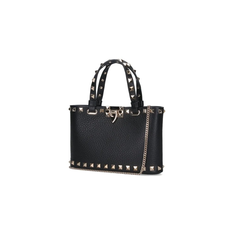 Valentino Garavani Tote Mini Tote Bag With Rockstud Details Black