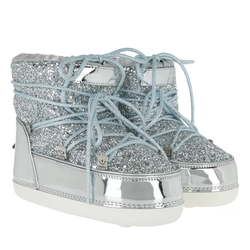Chiara Ferragni Snow Boot Silver Glitter Bottes d'hiver