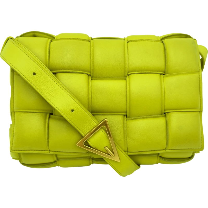 Bottega Veneta Schultertasche Bottega Veneta Padded Cassette - Kiwi grün