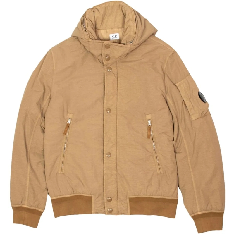 CP Company Doudoune Flatt Nylon Padded Jacket braun