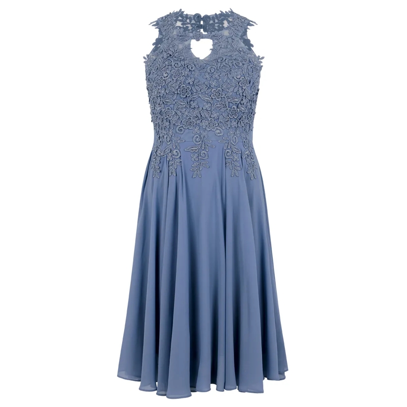 Apart Abendkleid Cocktailkleid hell-blau