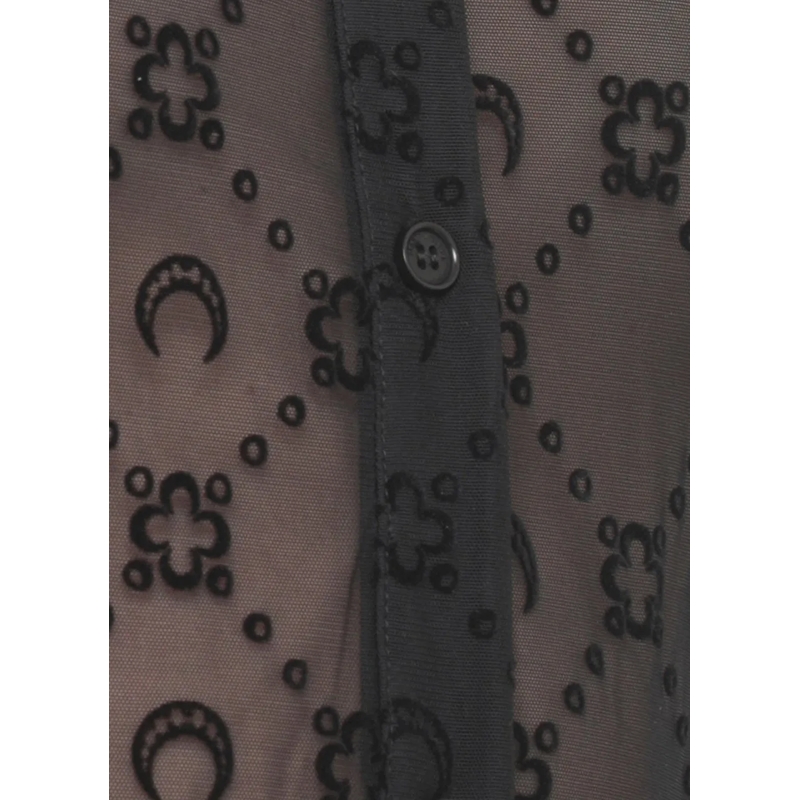 Marine Serre Chemisier Shirts Black schwarz(Image 4)