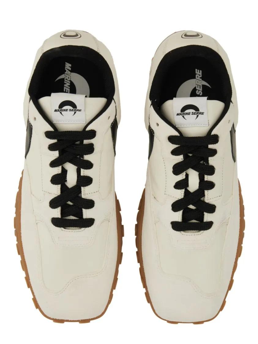 Thumbnail - Marine Serre Low-Top Sneaker - "Ms Rise" Sneaker - Gr. 36 (EU) - in Weiß - für Damen