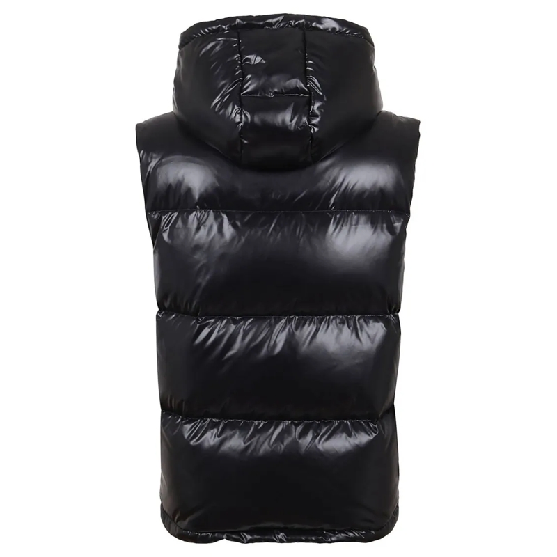 Balmain Daunenjacke Hooded Nylon Down Vest Black