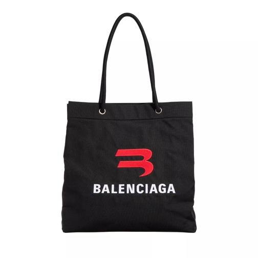 Balenciaga Expolrer Tote Bag 1000 black Rymlig shoppingväska