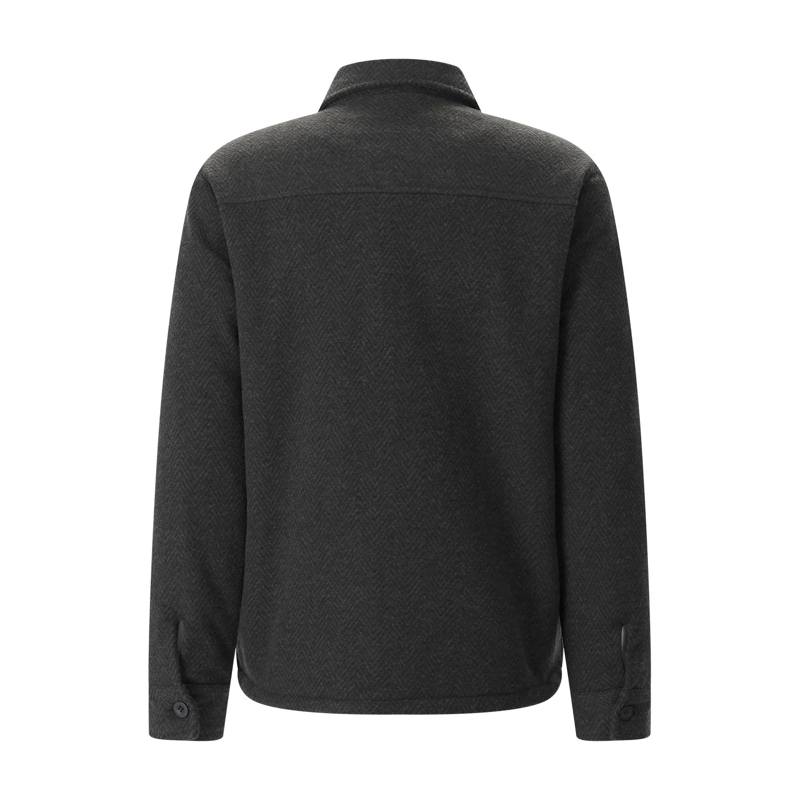 Vince Hemd Overshirt mit Teddy-Futter grau(Image 2)