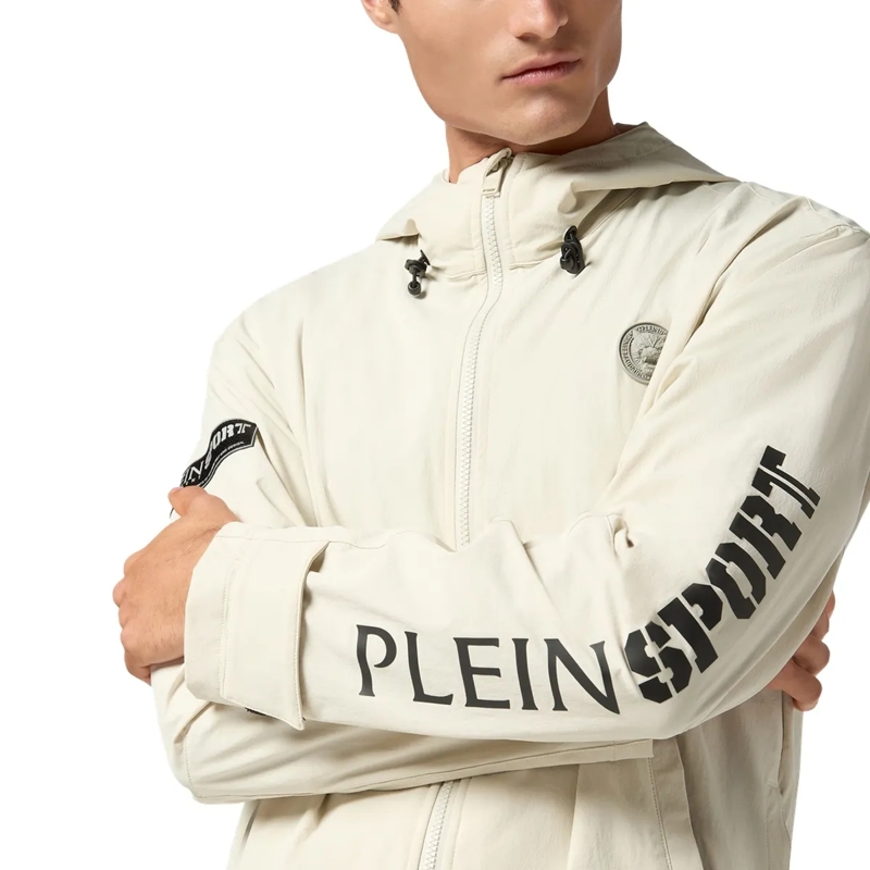 Plein Sport Daunenjacke Windbreaker Scratch grau(Image 10)