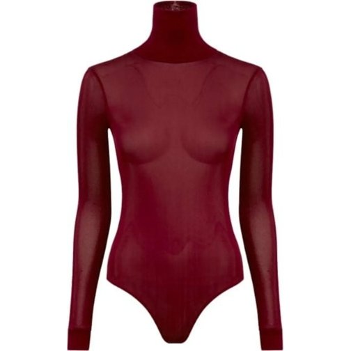 Maison Margiela T-shirts Body Top Burgundy rot